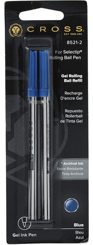 Tinta De Repuesto Para Bolígrafo Color Azul (0.7 Mm)