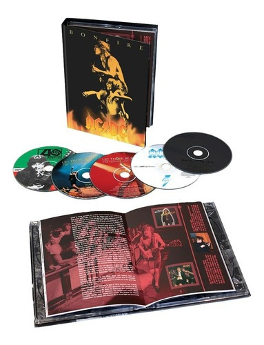 Caja AC/DC - Bonfire (5 CD's y libreto europeo) sellada