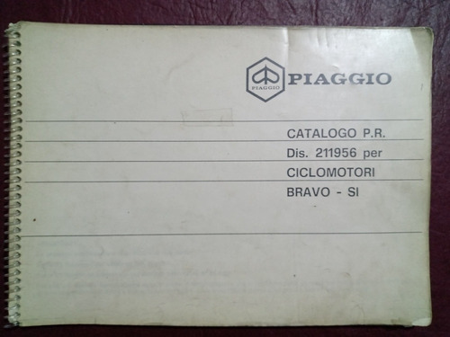 Catalogo De Partes  Piaggio Bravo Si Monom Variat