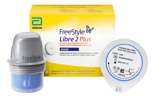 Sensor Freestyle Libre 2 Plus Monitoreo De Glucosa