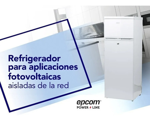Refrigerador Epcom Powerline Bcd-220 Plata Con Freezer 220l