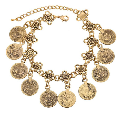 Tobillera De Monedas