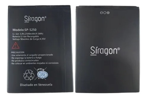 Bateria Pila Siragon Sp-5250 Nueva Con Garantia