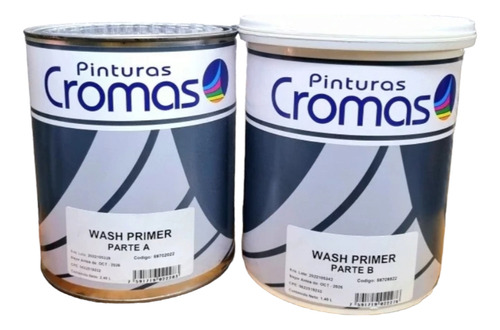 Fondo Wash Primer Galon Pinturas Cromas / C&c Coatings 