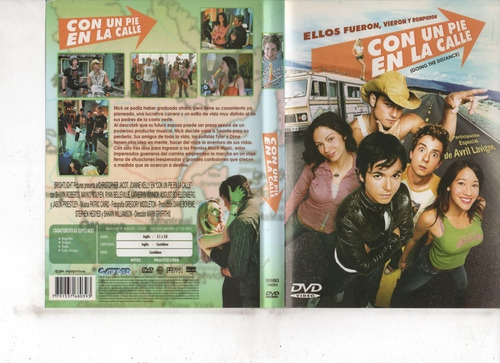 Con Un Pie En La Calle - Dvd Original - Buen Estado