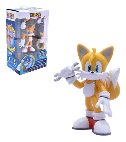 comprar Boneco Sonic The Hedgehog Montável Tails 10cm