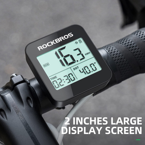Computadora De Bicicleta Gps Con Soporte Y Pantalla Grande
