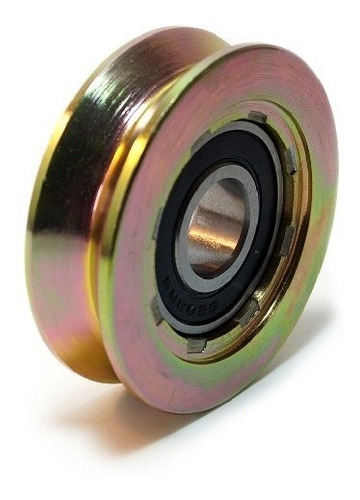 Imagen 4 de 6 de Rueda Porton Corredizo V100 Mm Ruleman Kit Sin Interes
