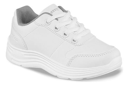 Zapatos Colegio Schoology C Blanco Para Niño Y Niña Croydon