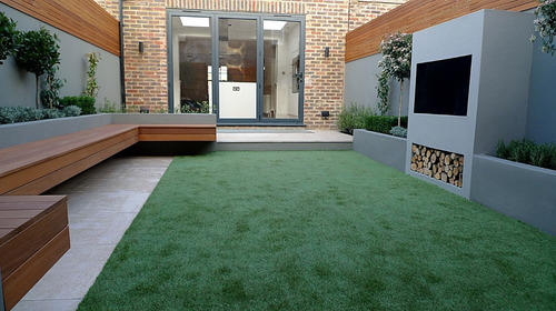 Tapete De Grama Sintética Ultragrass 2x2,5m Decoração Festas