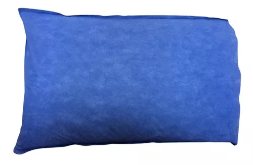 Funda para almohada en tela SMS 35g azul 50 x 75 cm paquete con 10