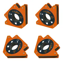 Comprar Kit 4 Escuadras Angulo Magnética 5  Para Soldar 34 Kg