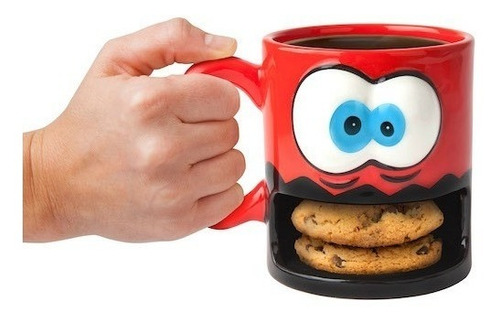 Taza Cerámica Con Diseño Loco Por Las Galletas Bigmouth Inc