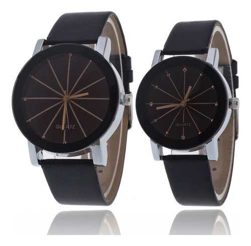 Relojes Pareja 20pzs Simple Convexo Fashion Meridian Regalo
