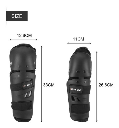 Kit Rodilleras Coderas Moto Proteccion Bici Deportes Procter