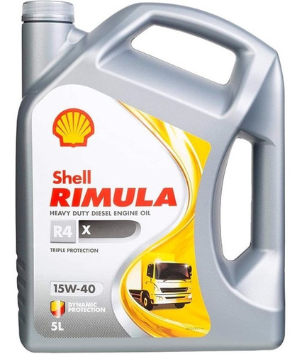 Aceite Shell Rimula R4 15w40 5litros 10.000kil Envío Gratis