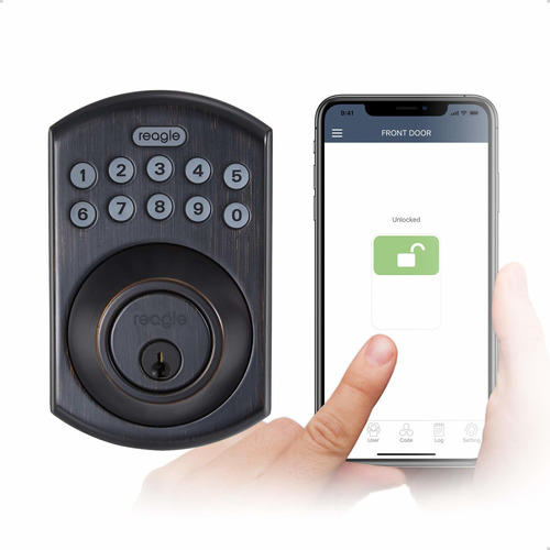 Reagle Smart Lock, Con Teclado Bluetooth, Certificado Homeki