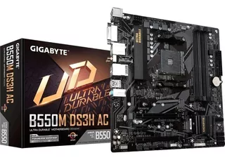 Motherboard Gigabyte B550m Ds3h Ac Amd Am4 Ddr4 Wifi