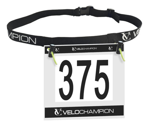 Velochampion Running, Triatlón, Cinturón Con Número De Marat