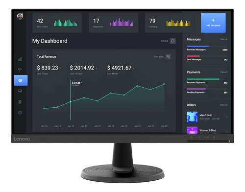 Monitor Lenovo Thinkvision 24 Pulgadas C24-40 4ms 75hz Hdmi