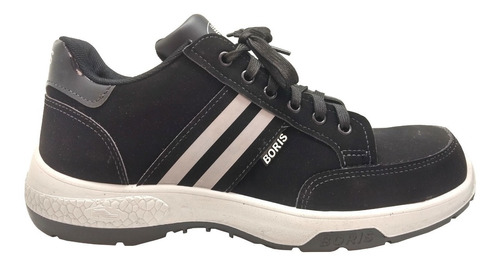 Zapatilla Boris 3020 Nsr Negro Acero Impermeable Dielectrico