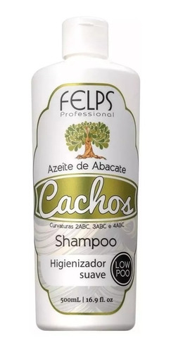 Felps Cachos Shampoo Low Poo Azeite De Abacate + Brinde