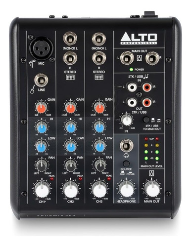 Alto Truemix 500 Mezclador De Audio Con Micrófono Xlr E De Y