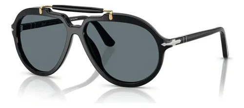 Óculos de Sol Persol Senna Series Po0202s Quadrado Lente Azul