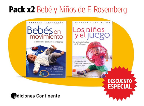 Pack 2 Libros Bebé Y Niños De F. Rosemberg Y L. Gruss Of.20%