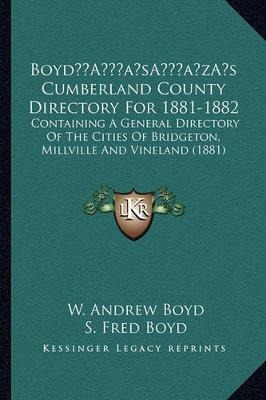 Libro Boyd's Cumberland County Directory For 1881-1882 : ...