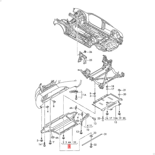 Protetor De Carter Inferior Audi A5 2007 09 10 11 12 13 2015