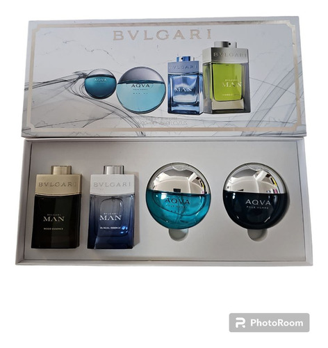 Kit Bvlgari 4x30ml Version Aqva Man Original Set