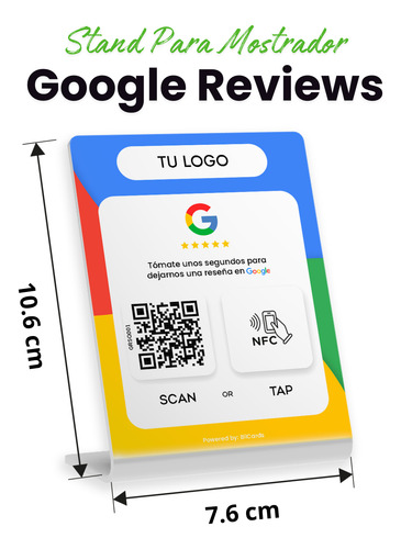 Kit Para Reseñas En Google Reviews | Con Nfc Y Qr