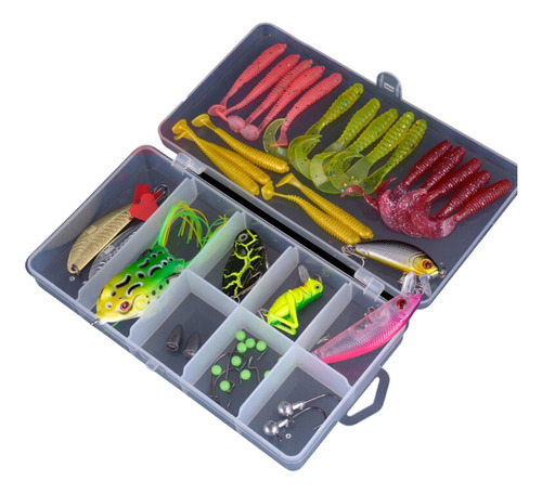 Set De Señuelos 46pcs Surtidas ( Kit De Pesca)