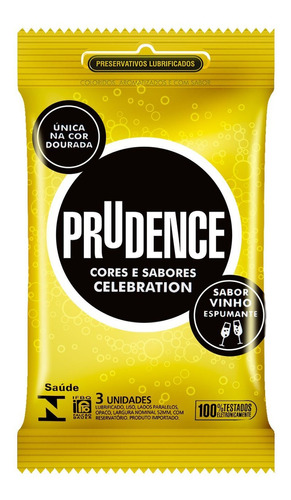 Imagem 1 de 1 de Preservativo C S Vinho Celebration Com 03 Unidades Prudence