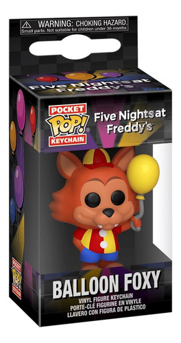 Llavero Keychain Balloon Foxy Five Nights At Freddys Fnaf