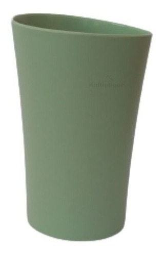Copo Plastico Duro Taper Resistente Para Bebidas 400ml Cor Verde-claro