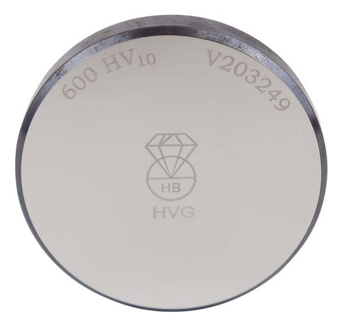 Bloco Padrão De Dureza Vickers 400 ±75 Hv Novotest.br 400hv5
