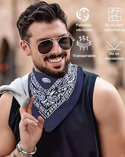 4 Peças De Bandanas Masculinas, Bandana Masculina, Bandana,
