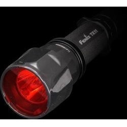 Filtro Rojo Para Linterna Lampara Fenix Ad302r, Para Cacería