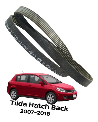 Banda Alternador Sin Aire Ac Tiida Hatch Back 1.8 2014 Orig