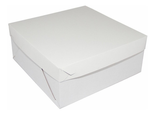 Caja Para Torta Con Tapa Separada 2kg(33x33x8) X 10 Unidades