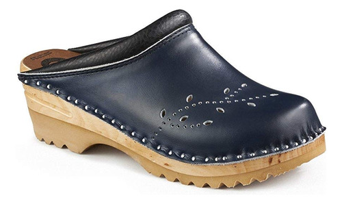 Troentorp Women's Wright Clogs Navy Blue 3 B077ysx7hn_060424