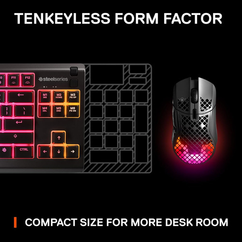 Teclado Para Juegos Steelseries Apex 3 Tkl Rgb - Teclado...