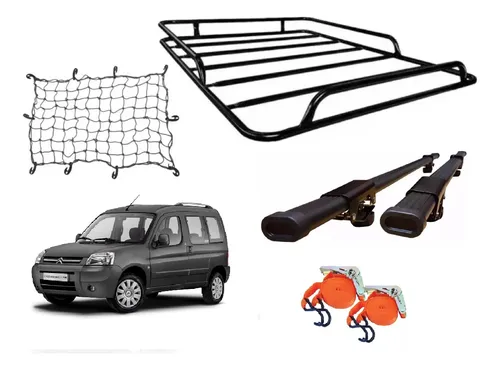 comprar Barras Porta Equipaje Berlingo + Parrilla + Cinta X 2 + Red