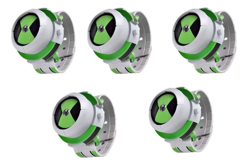 5 Relojes Omnitrix Ben 10 Con Iluminacion. Envio Gratis!