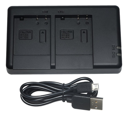 Dste - Cargador De Bateria Dual Rapido Con Cable Micro Usb