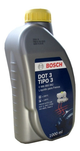 Liquido Para Frenos Bosch Dot 3 1 Litro 0986bb3962