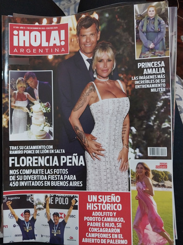 Revista Hola 630 Florencia Peña Diciembre 2022