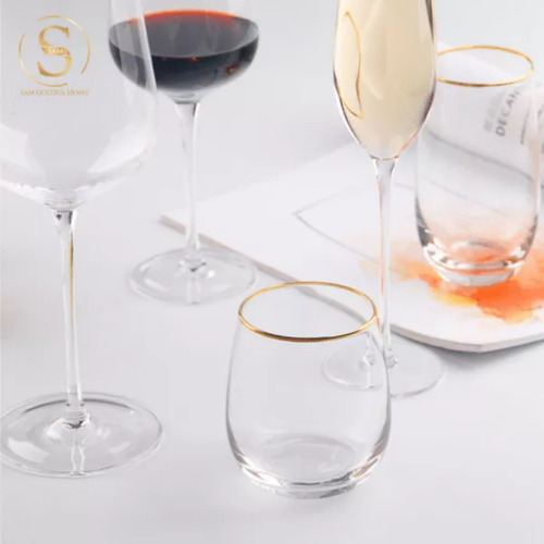 Set De 4 Piezas Copa Champagne Vidrio 220 Ml 4 Juego Copas